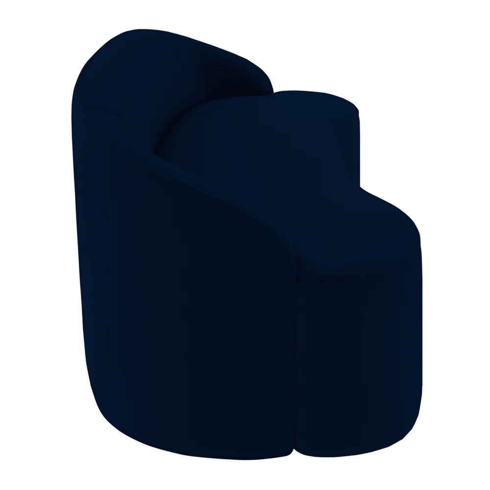 Sofá 4 Lugares para Sala de Estar Living 230cm Theo D06 Veludo Royal - Mpozenato