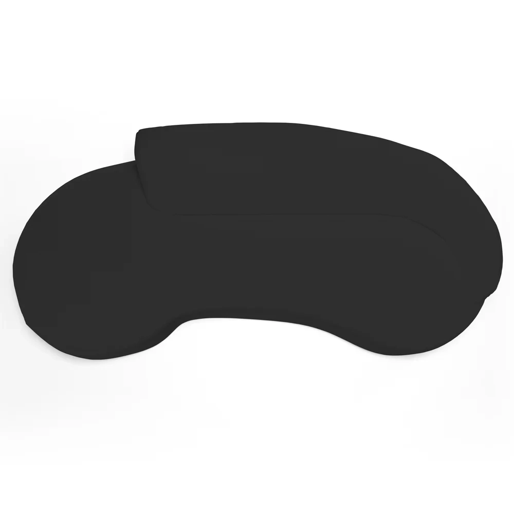 Sofá Living 2 Lugares 180cm Braço Direito Mozart D06 Sintético Preto - Mpozenato