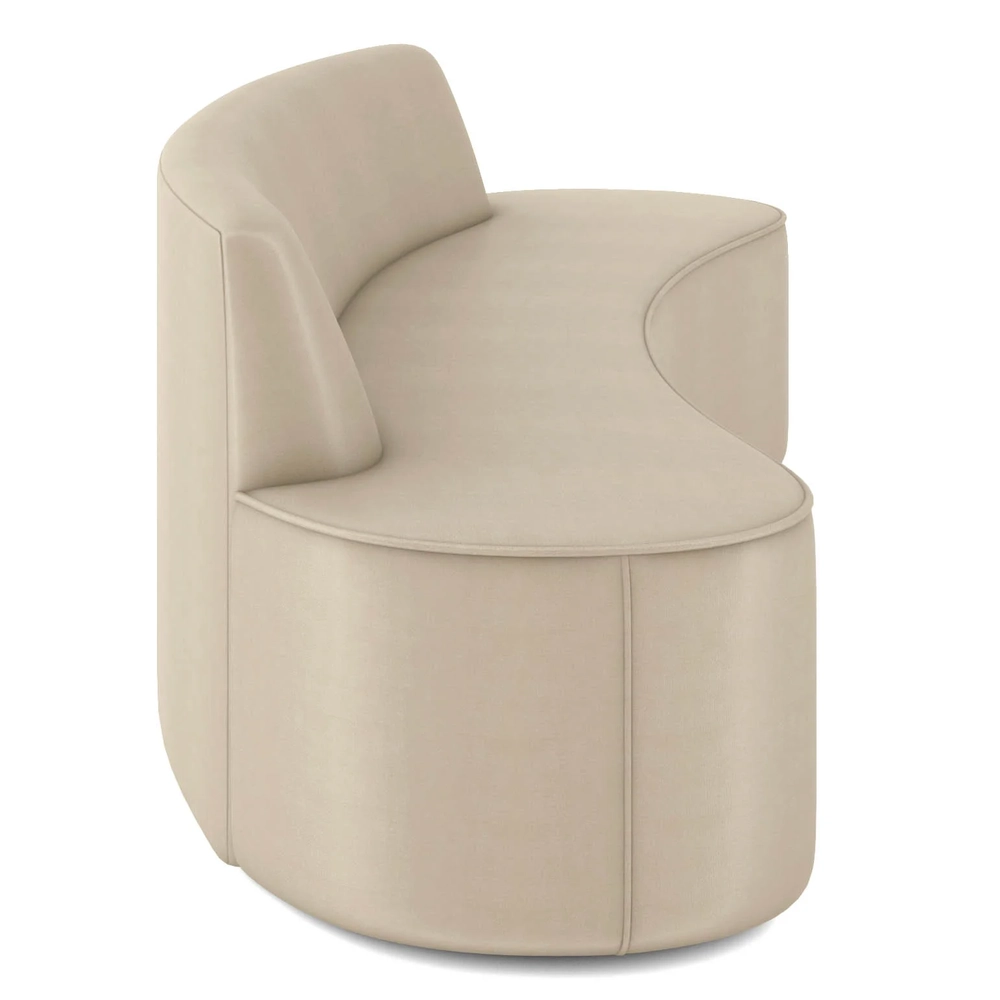 Sofá 5 Lugares para Sala de Estar Living 280cm Koane D06 Facto Pérola - Mpozenato