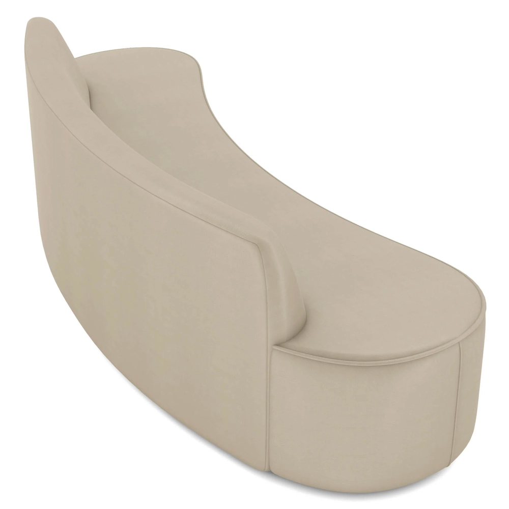 Sofá 5 Lugares para Sala de Estar Living 300cm Koane D06 Facto Pérola - Mpozenato