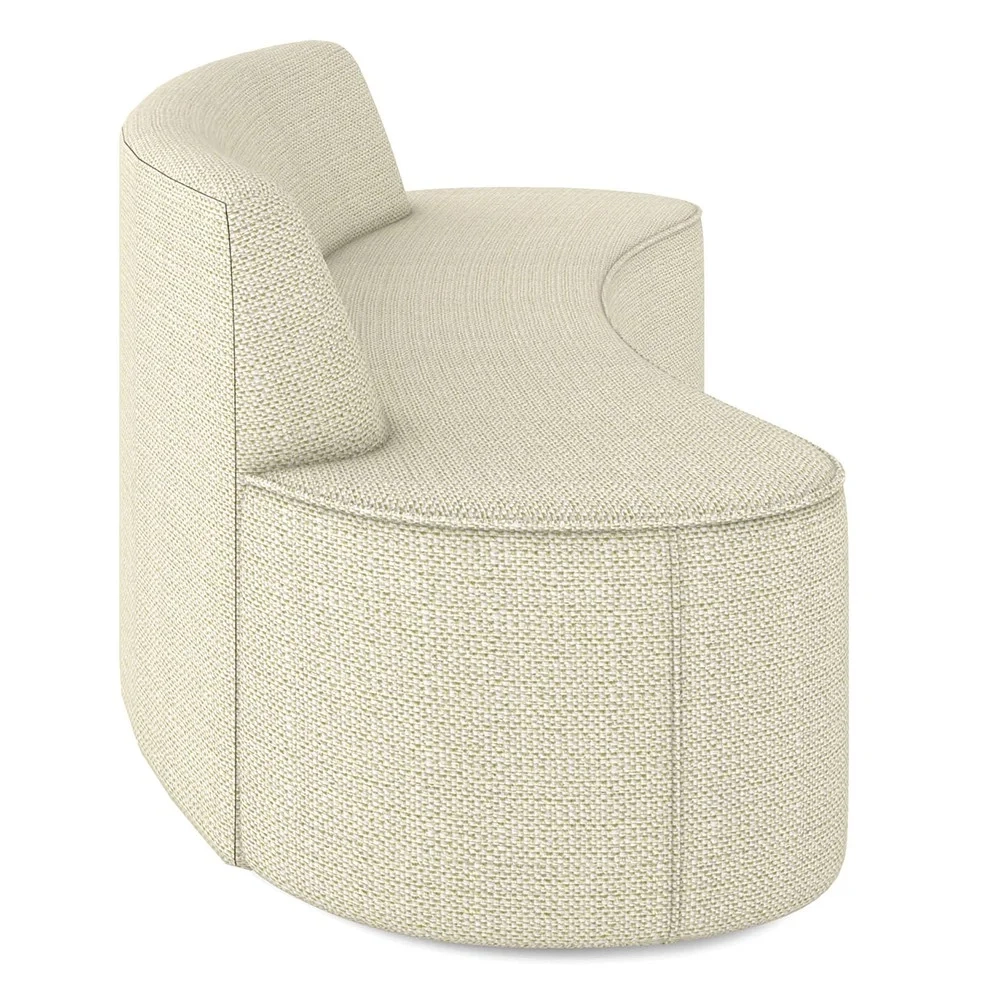 Sofá 5 Lugares para Sala de Estar Living 300cm Koane D06 Linho Creme - Mpozenato