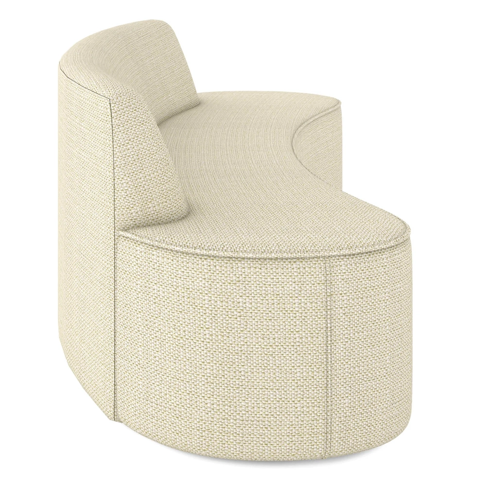 Sofá 2 Lugares para Sala de Estar Living 150cm Koane D06 Linho Creme - Mpozenato