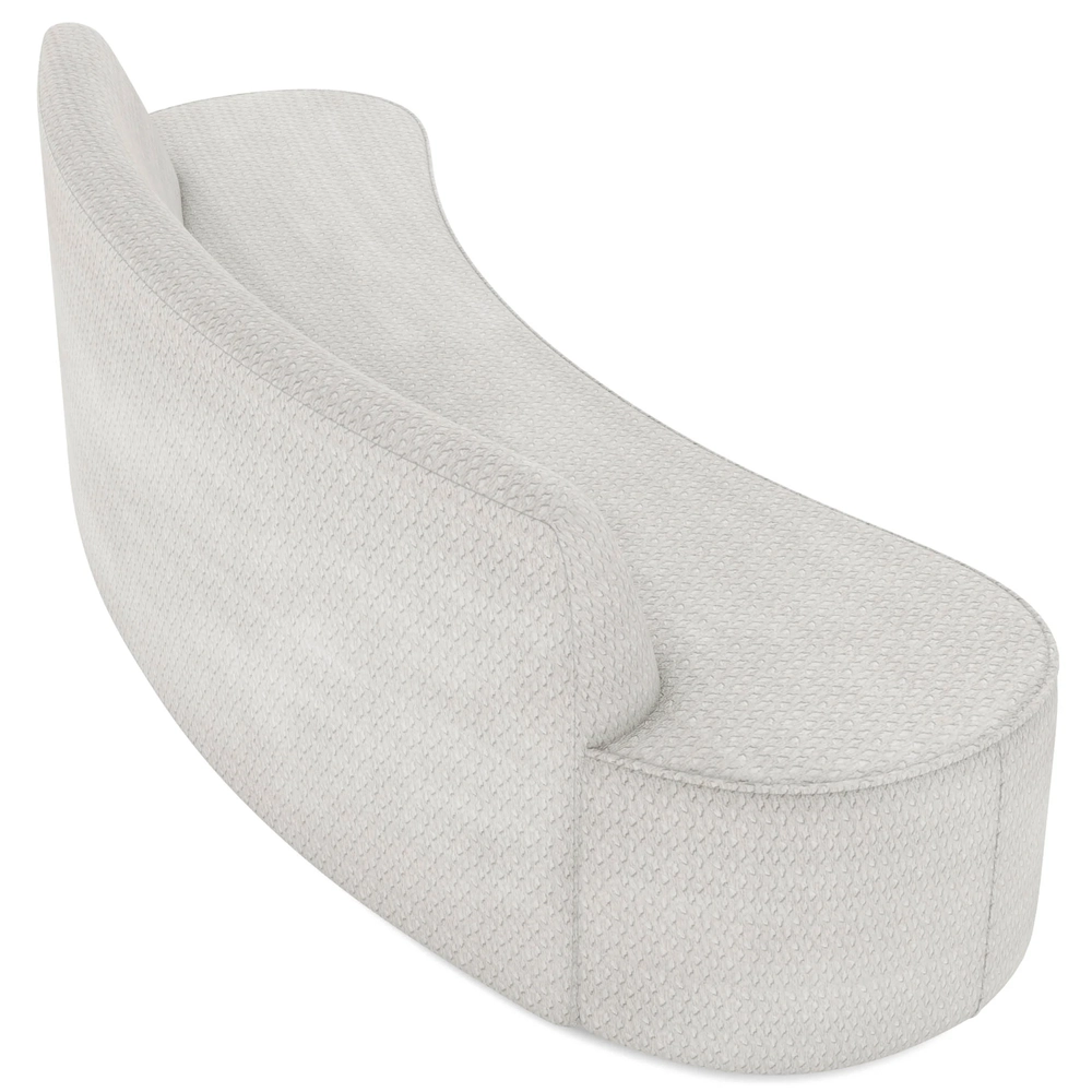 Sofá 3 Lugares para Sala de Estar Living 210cm Koane D06 Boucle Off White - Mpozenato