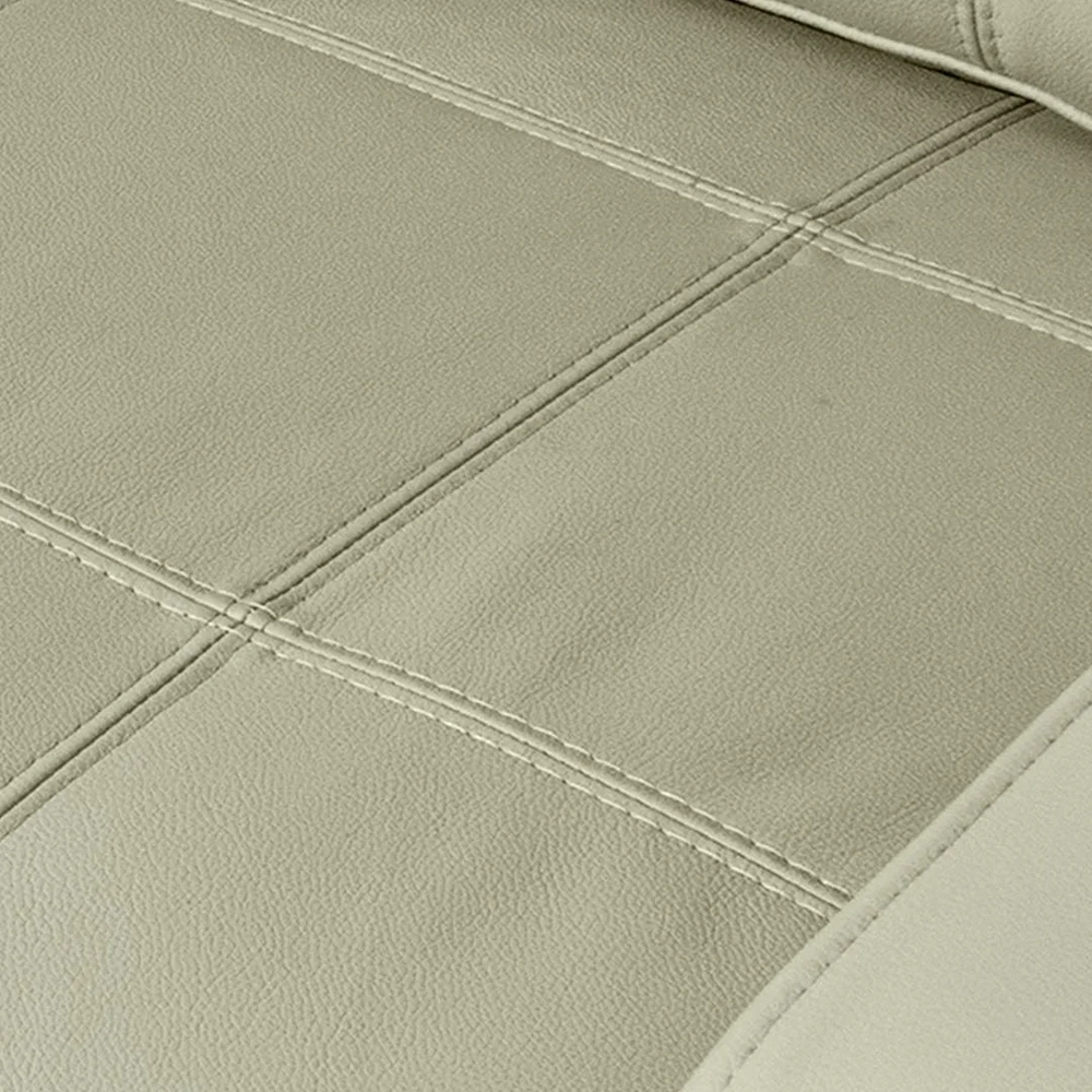 Sofá 3 Lugares Living Pés Madeira 220cm Phill S07 Couro Off - Mpozenato