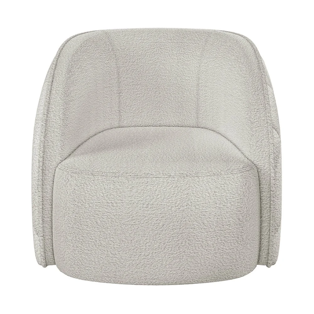 Sofá Decorativo 3 Lugares 288cm com Almofadas e Poltrona Zion Z32 Boucle Branco - Mpozenato