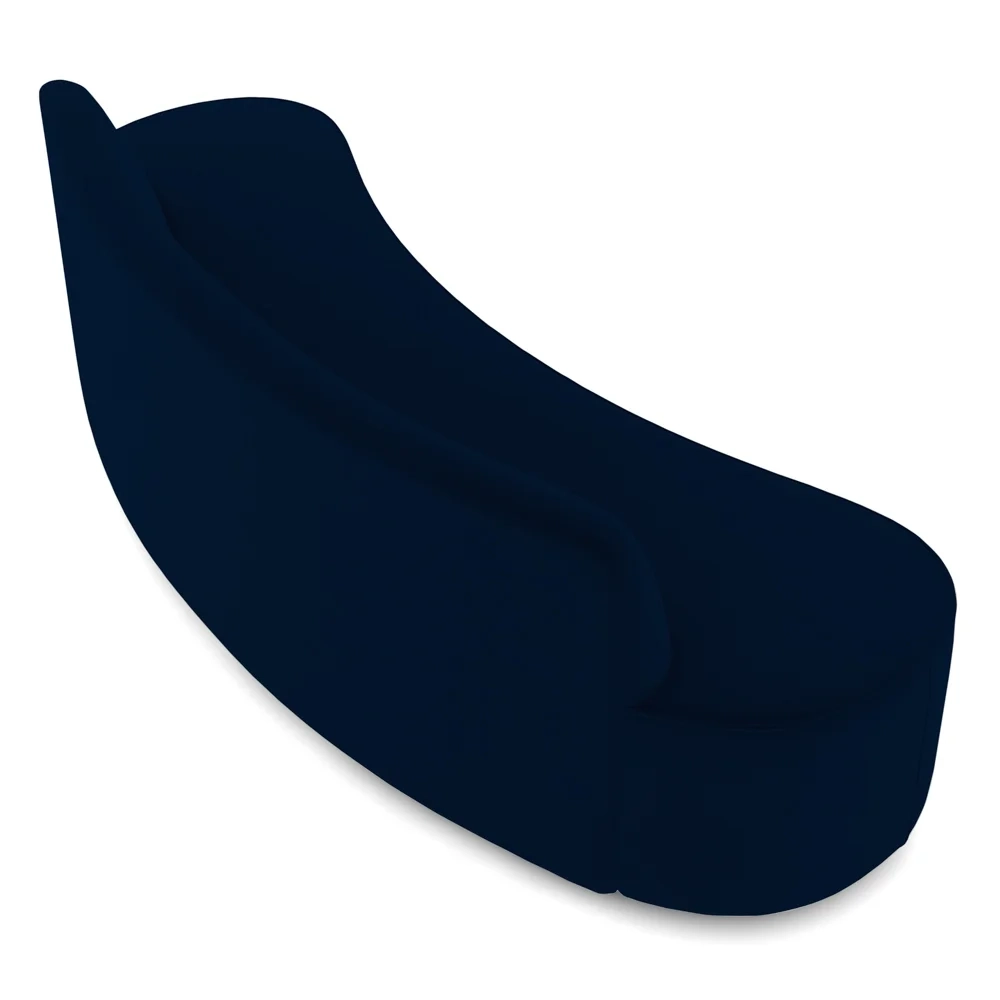 Sofá 3 Lugares para Sala de Estar Living 210cm Koane D06 Veludo Royal - Mpozenato