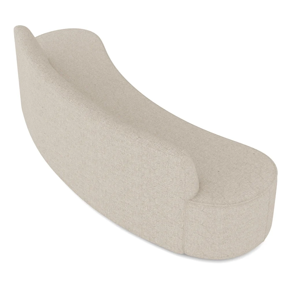 Sofá 3 Lugares para Sala de Estar Living 210cm Koane D06 Linho Pérola - Mpozenato