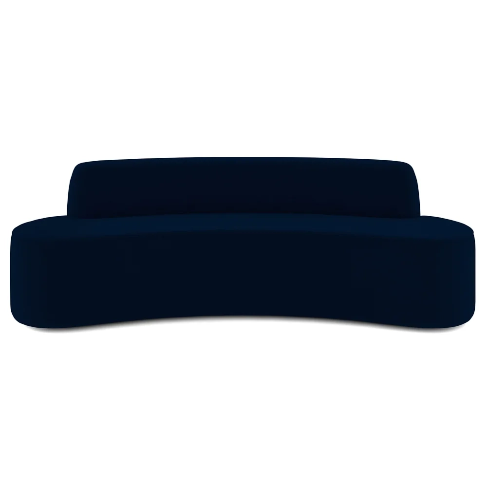 Sofá 4 Lugares para Sala de Estar Living 260cm Koane D06 Veludo Royal - Mpozenato