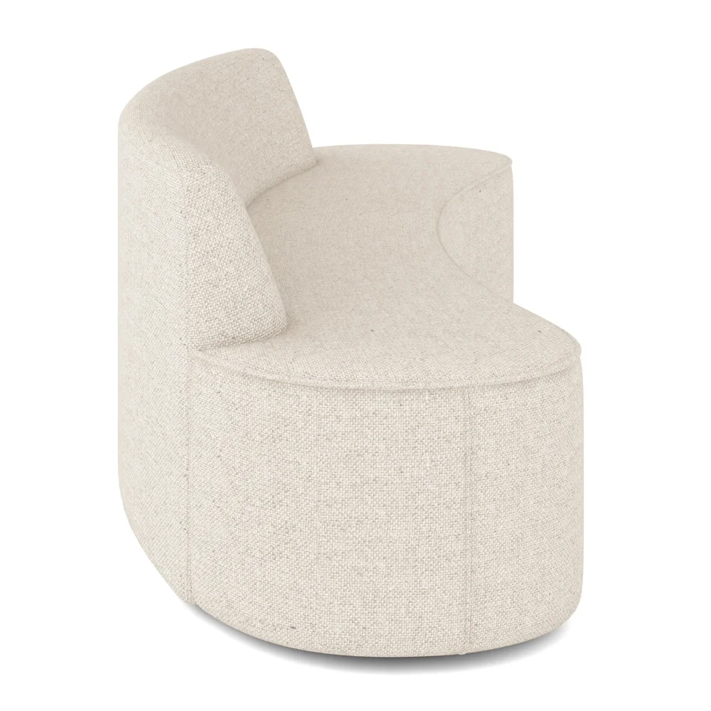 Sofá 4 Lugares para Sala de Estar Living 260cm Koane D06 Linho Pérola - Mpozenato