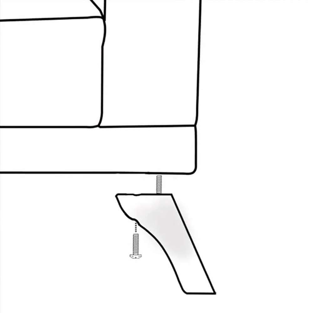 Sofá 160cm 2 Lugares com Almofadas Pés Curvos Veras Suede D05 Cinza - Mpozenato