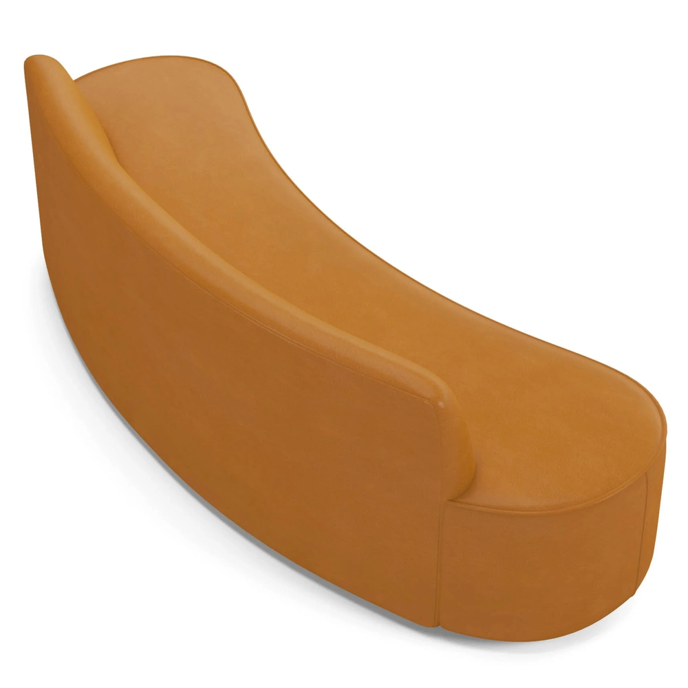 Sofá 3 Lugares para Sala de Estar Living 180cm Koane D06 Sintético Caramelo - Mpozenato