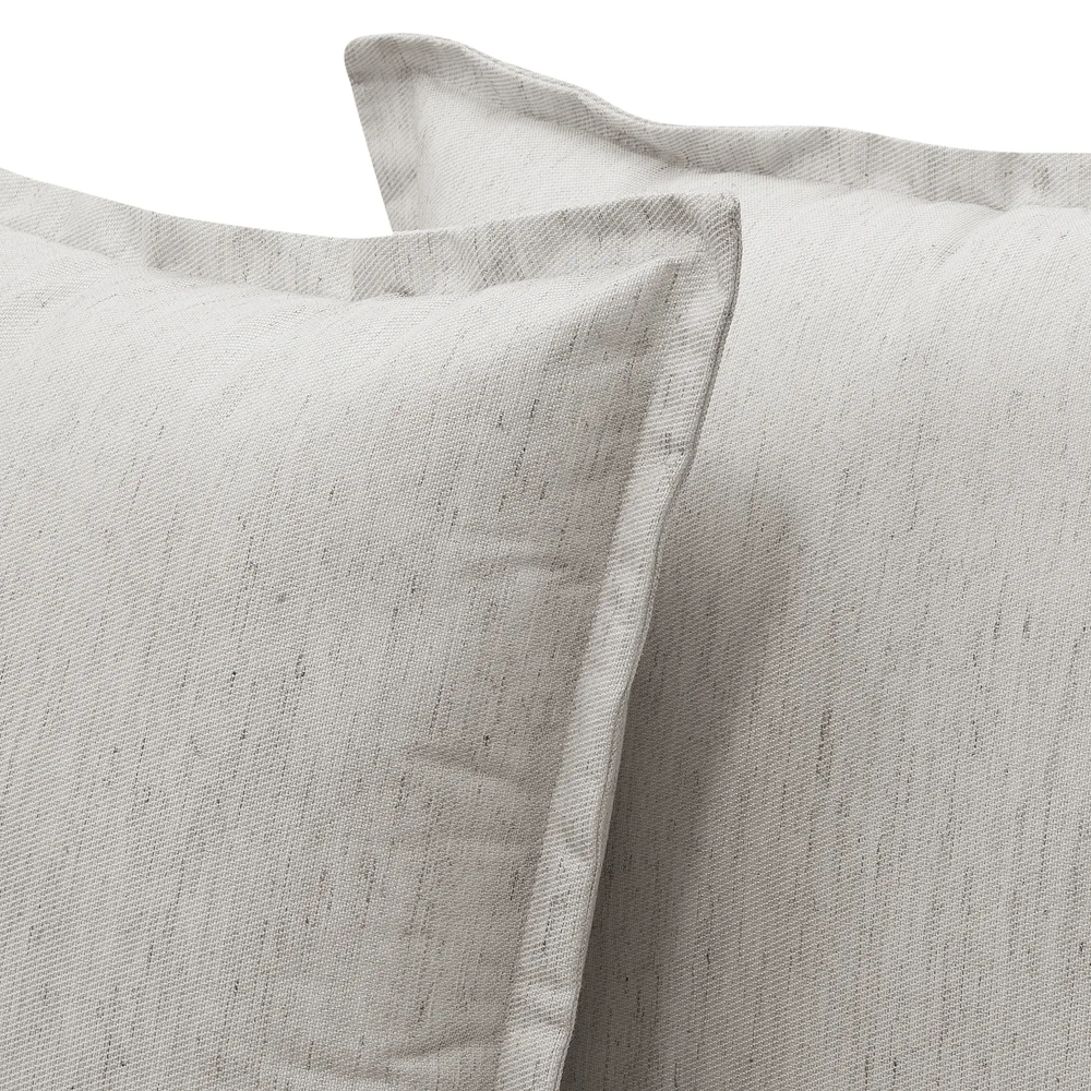 Sofá 3 Lugares Para Sala Living 220cm Dalton L08 Linho Mescla - Mpozenato