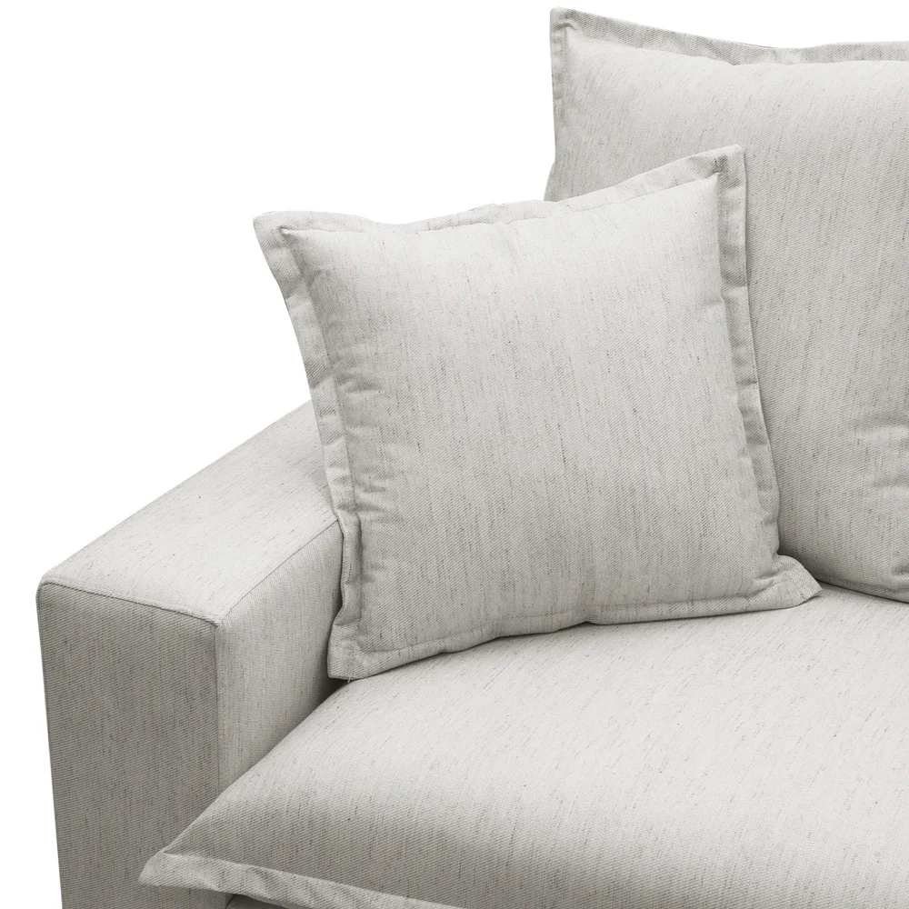 Sofá 3 Lugares Para Sala Living 220cm Dalton L08 Linho Mescla - Mpozenato