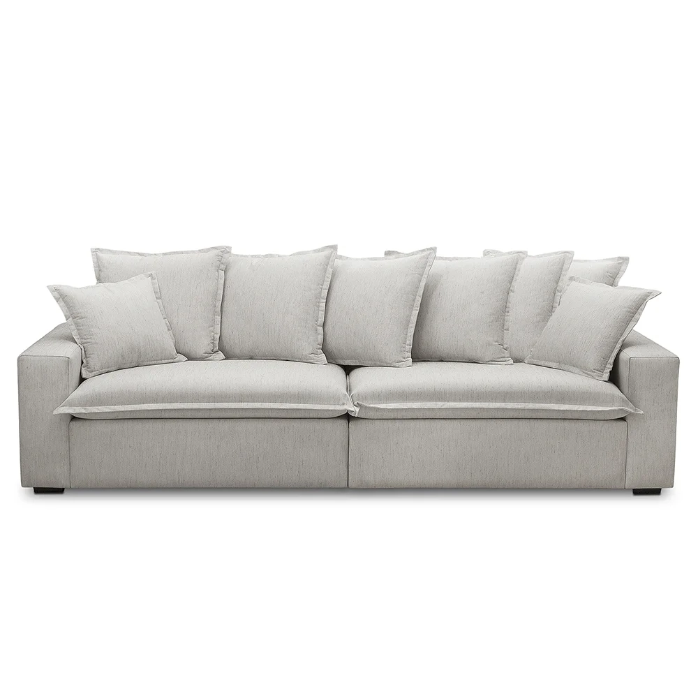 Sofá 3 Lugares Para Sala Living 260cm Dalton L08 Linho Mescla - Mpozenato