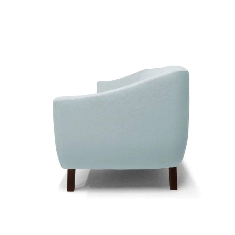 Sofá 3 Lugares 230cm Atenas Sala de Estar C12 Branco  - Domi