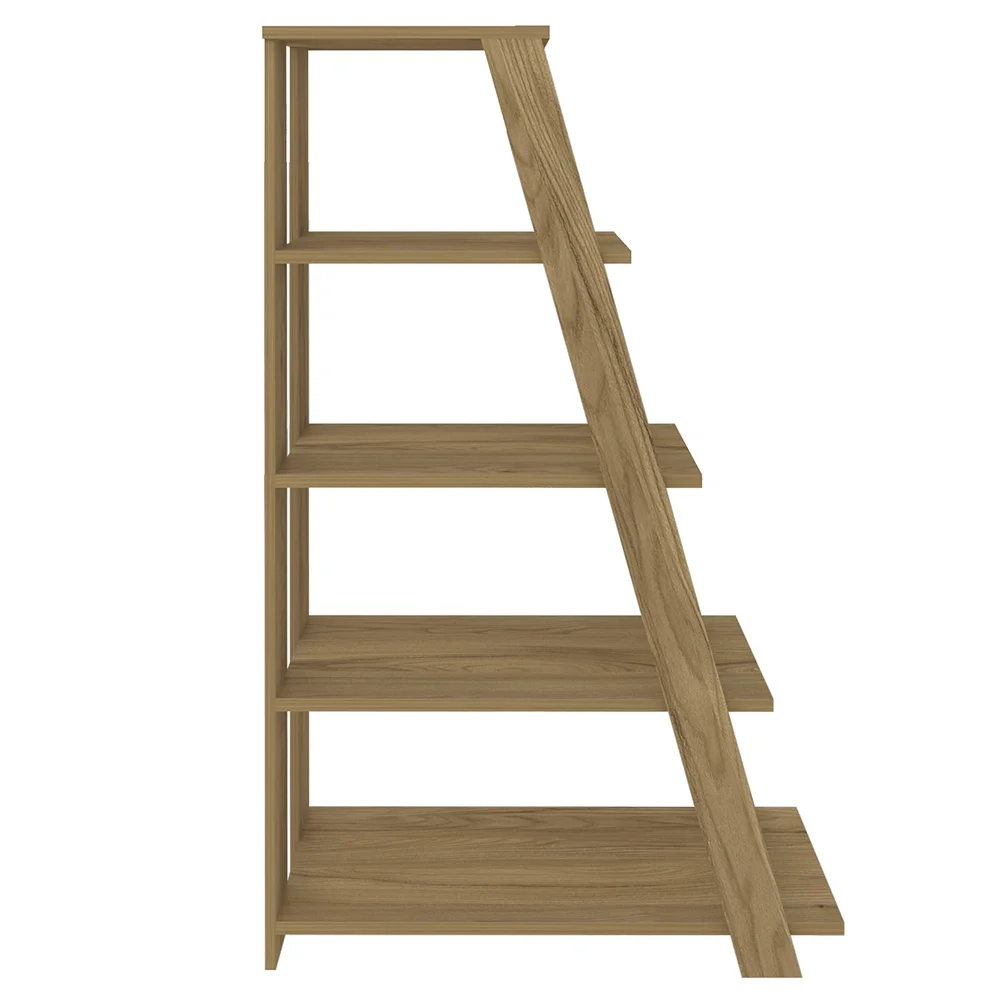Estante Escada Multiuso Decorativa 5 Prateleiras Stela A06 Olmo - Mpozenato 