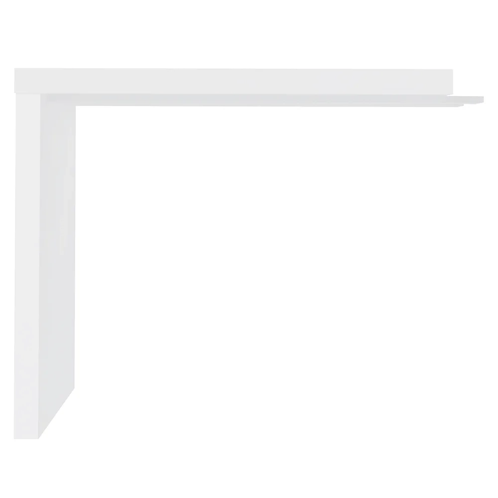 Mesa de Apoio Lateral 89cm Tamburato Corp A06 Branco - Mpozenato