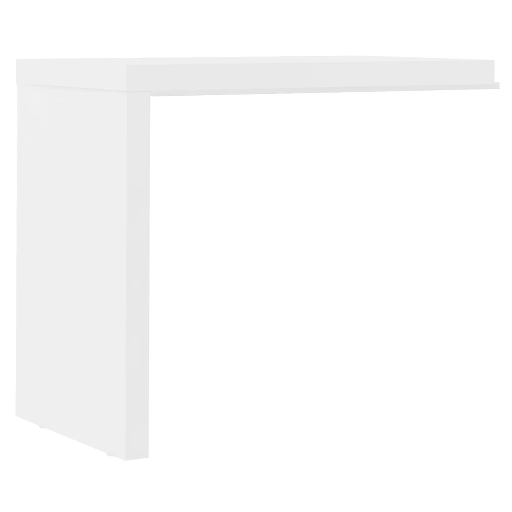 Mesa de Apoio Lateral 89cm Tamburato Corp A06 Branco - Mpozenato