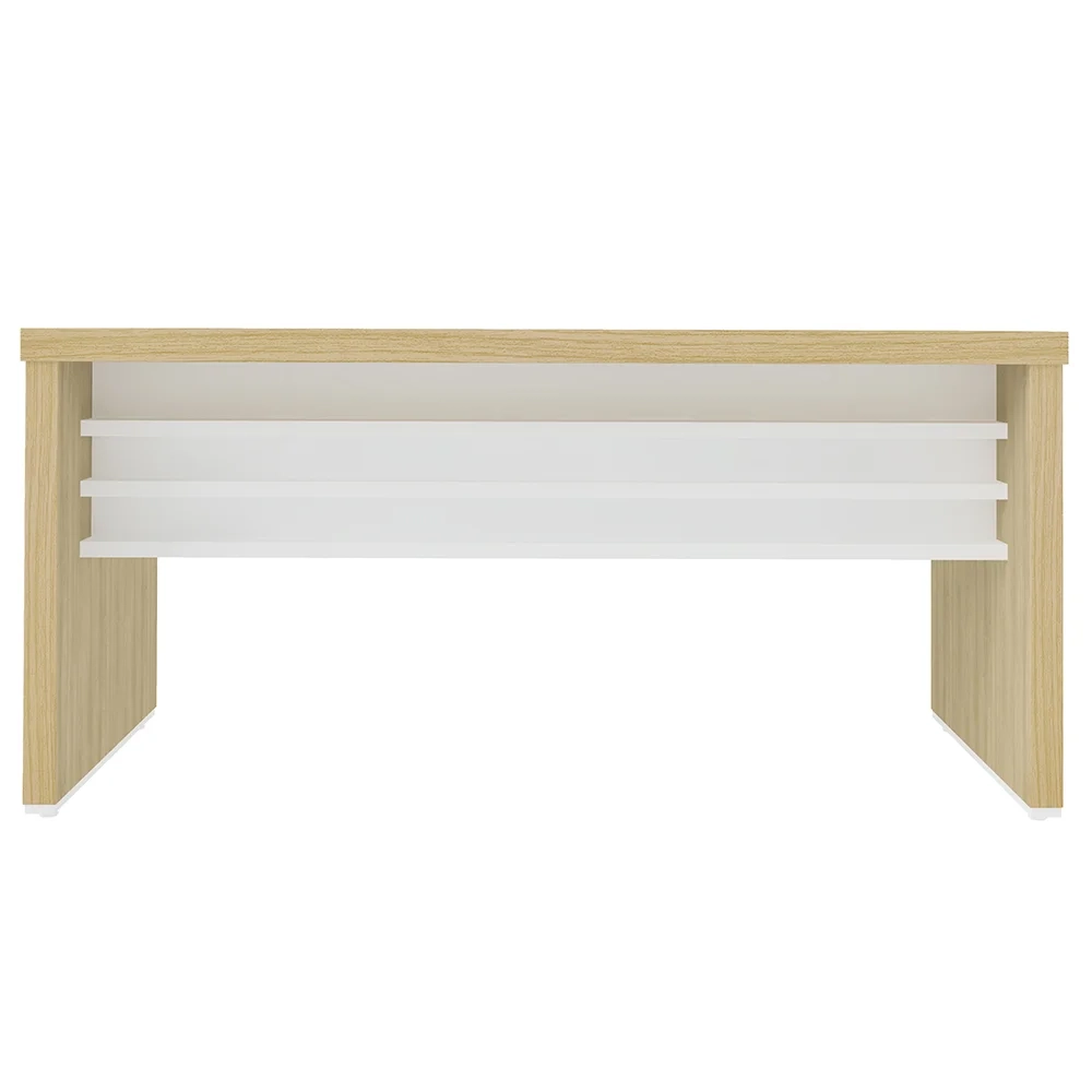 Mesa para Escritório 158cm Tamburato Corp A06 Carvalho/Branco - Mpozenato
