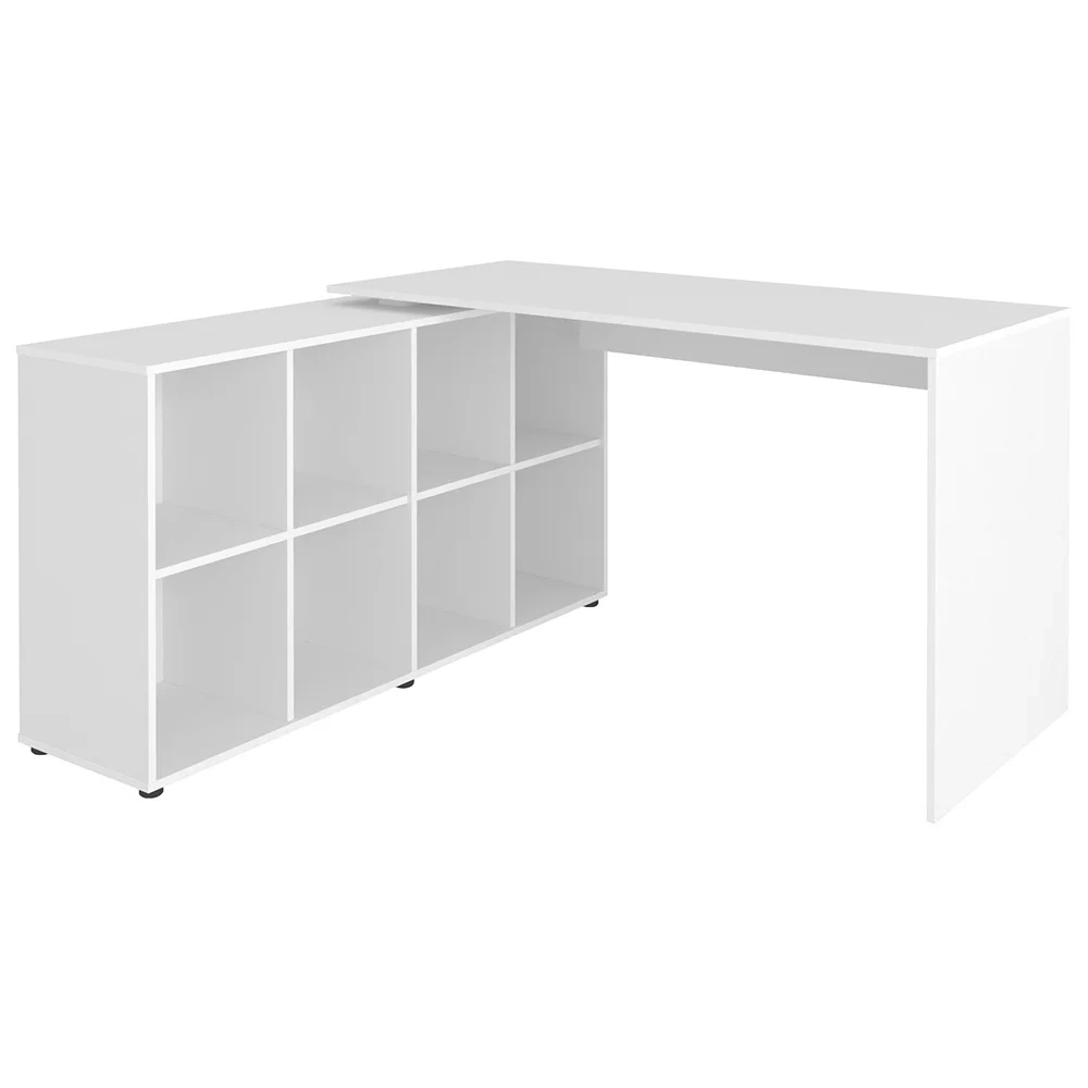 Conjunto Escritório Home Office 4 Peças Mity A06 Branco - Mpozenato