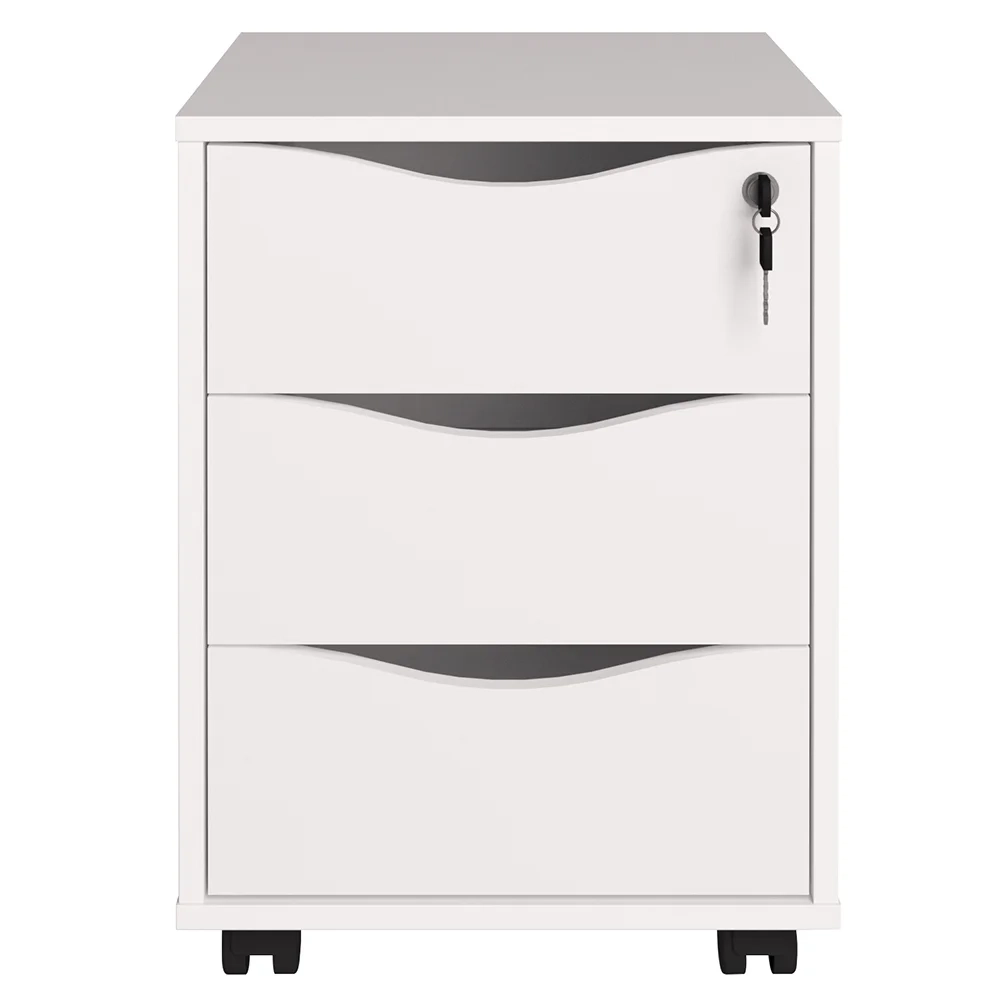 Conjunto Escritório Home Office 4 Peças Side A06 Branco - Mpozenato