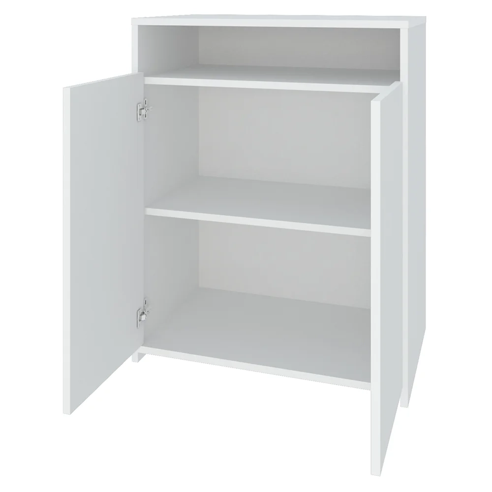 Conjunto Escritório Home Office 4 Peças Side A06 Branco - Mpozenato