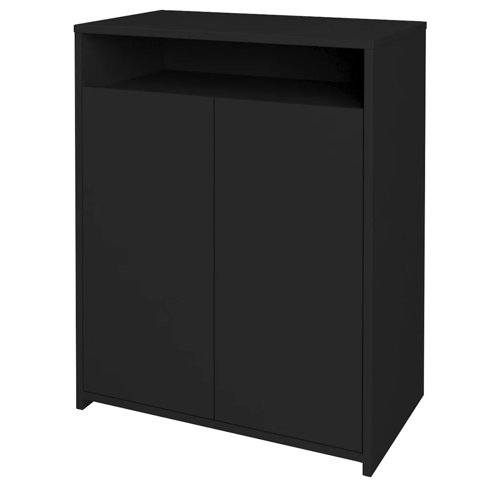 Conjunto Escritório Home Office 4 Peças Side A06 Preto - Mpozenato