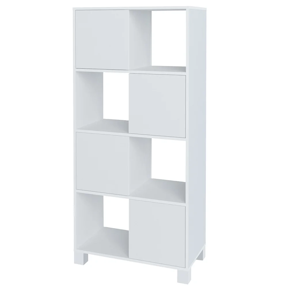 Conjunto Escritório Home Office 4 Peças Nil A06 Branco - Mpozenato