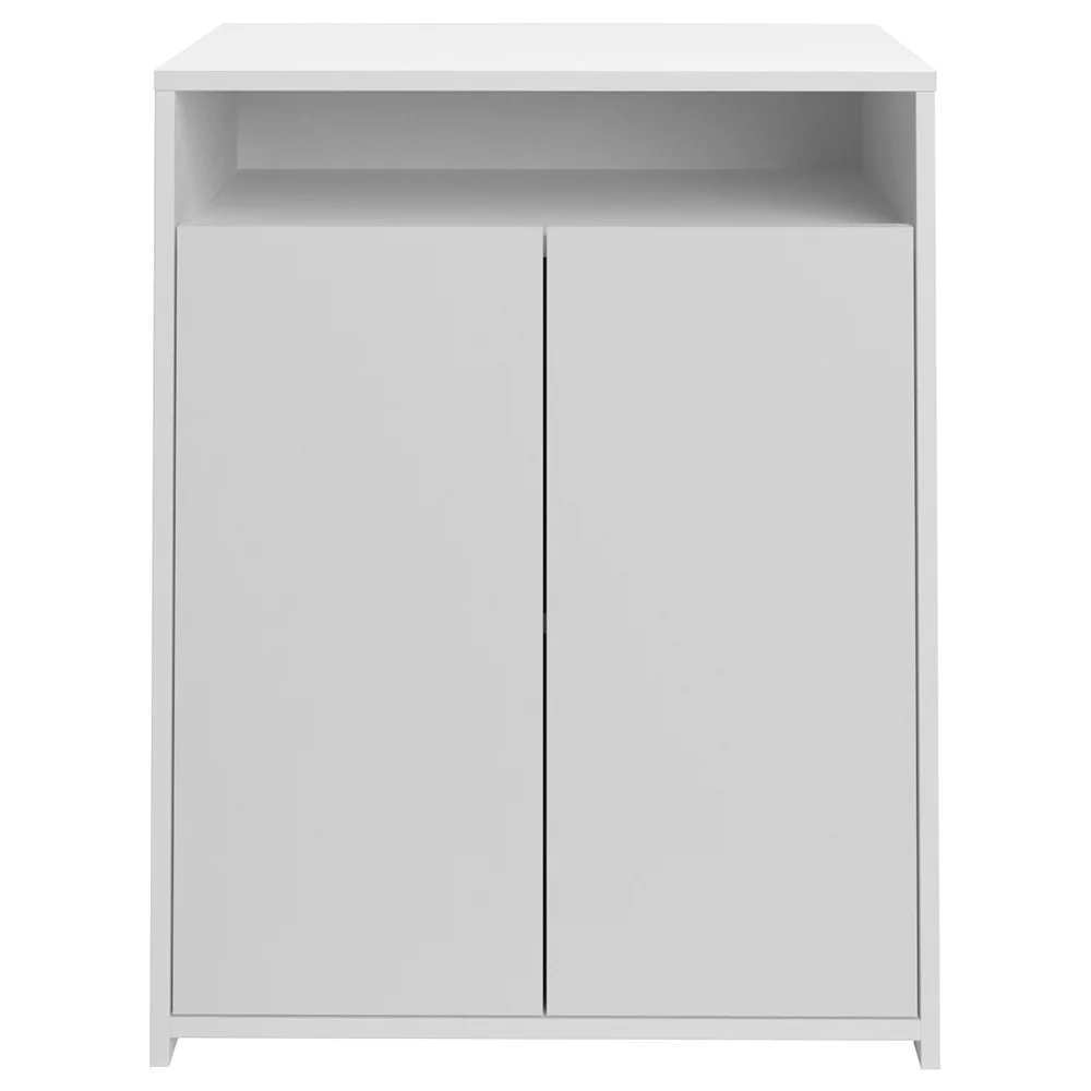 Conjunto Escritório Home Office 4 Peças Nil A06 Branco/Carvalho - Mpozenato