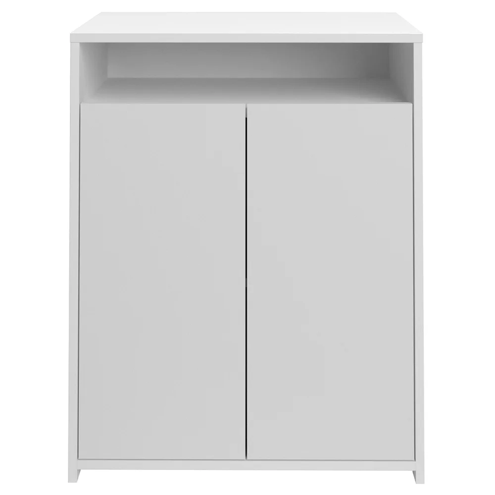 Conjunto Escritório Home Office 4 Peças Look A06 Branco/Ipê - Mpozenato
