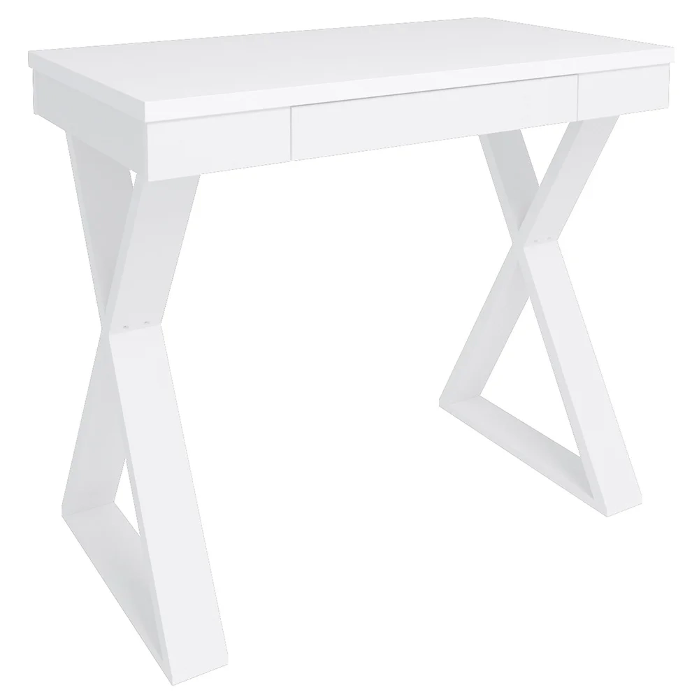 Conjunto Escritório Home Office 3 Peças Veneti A06 Branco - Mpozenato