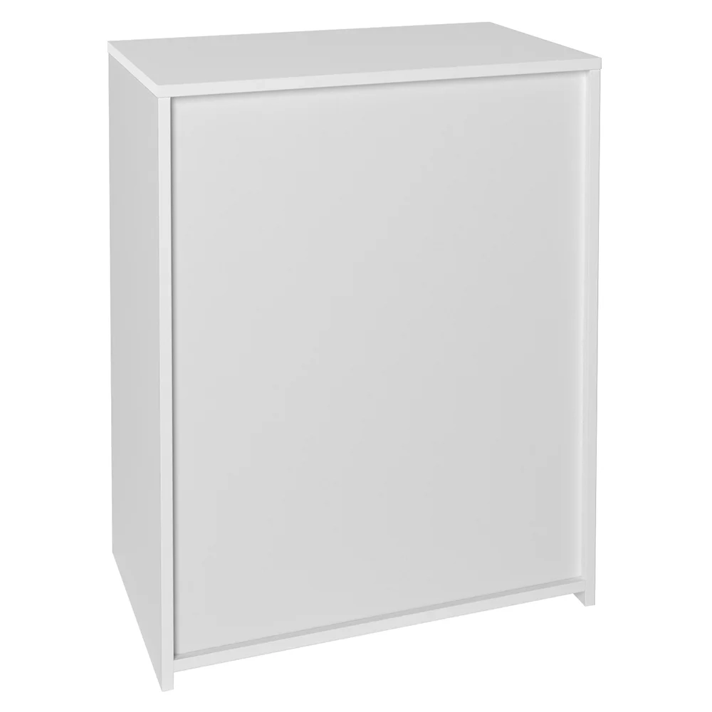 Conjunto Escritório Home Office 3 Peças Maly A06 Nogal/Branco - Mpozenato