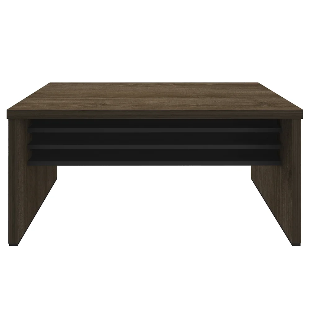 Mesa para Escritório 160cm e Gaveteiro com Rodízios Corp A06 Charuto/Preto - Mpozenato