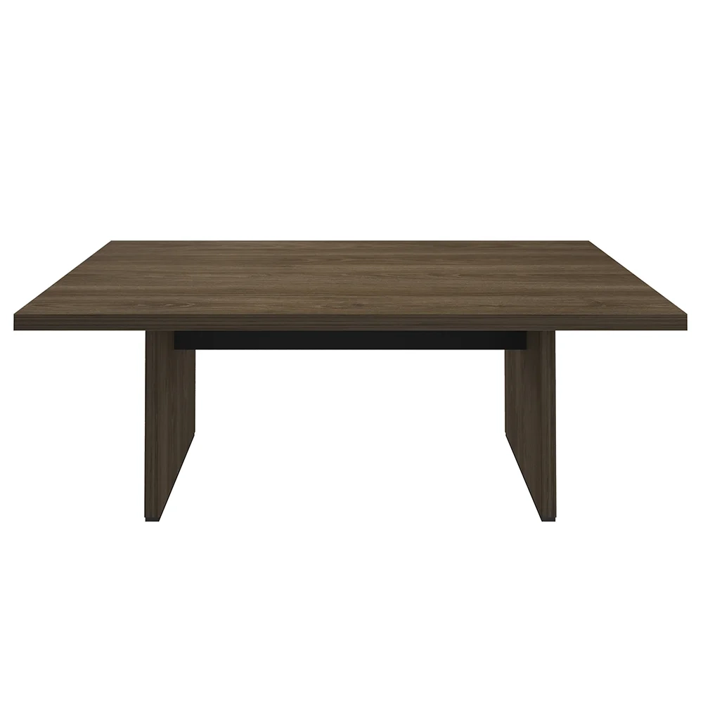 Kit 2 Mesas de Escritório Reunião 200cm Corp A06 Charuto/Preto - Mpozenato