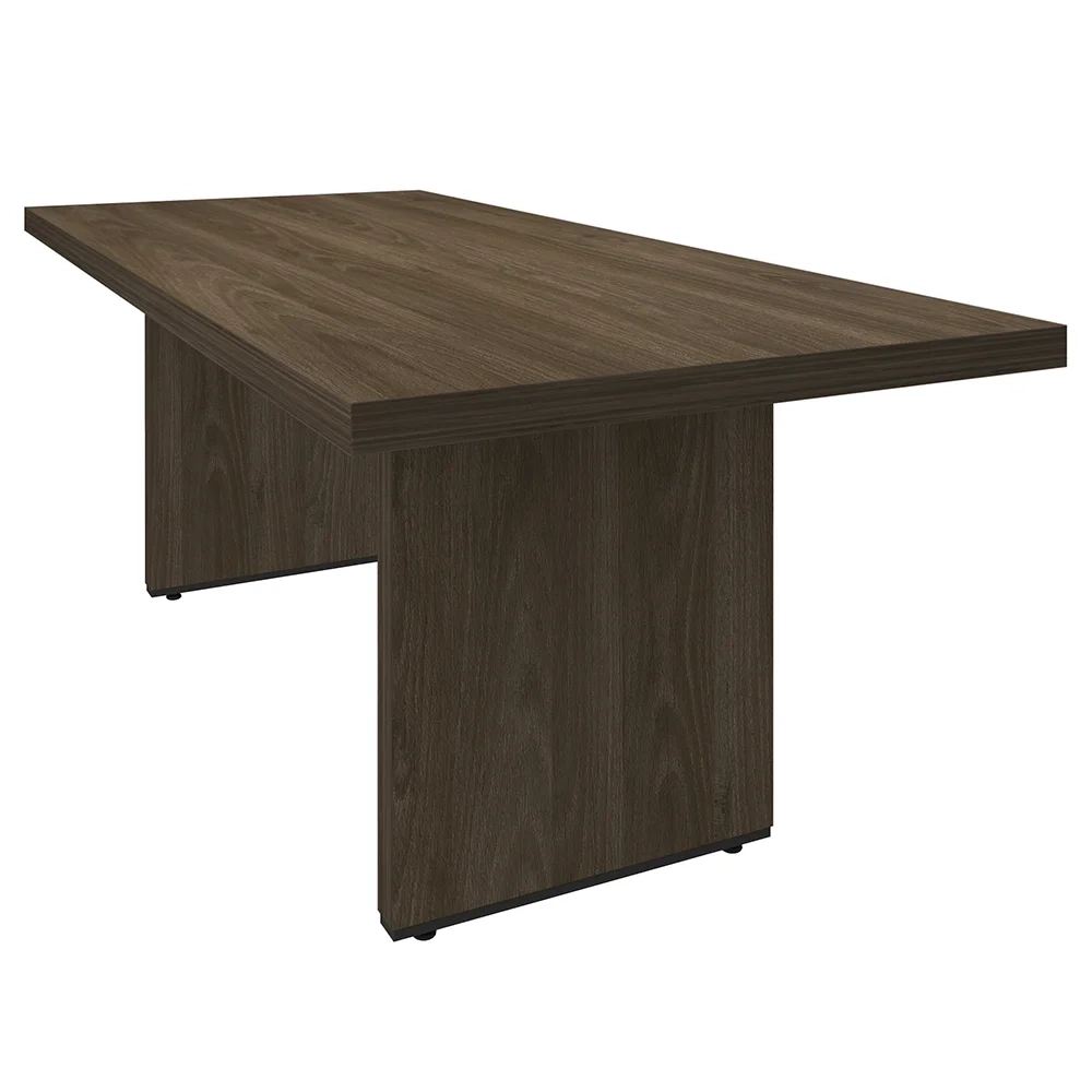 Kit 2 Mesas de Escritório Reunião 200cm Corp A06 Charuto/Preto - Mpozenato