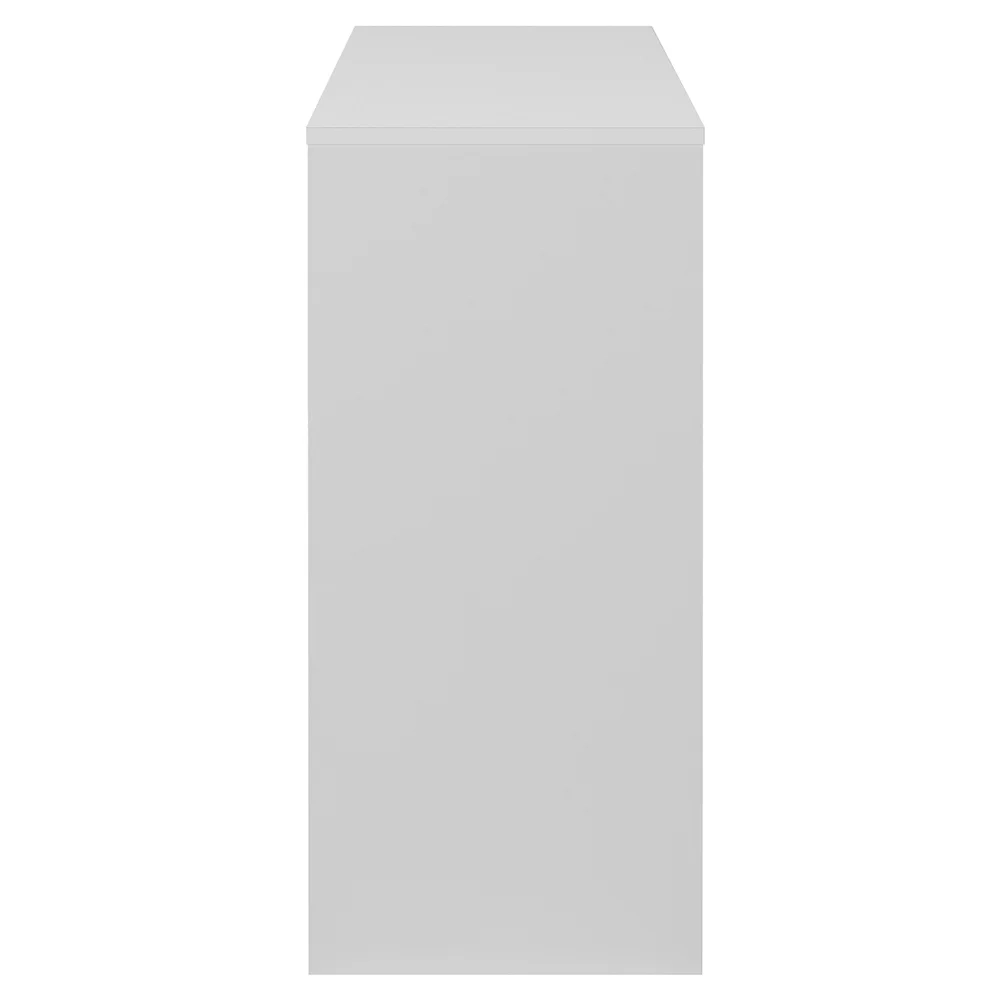 Kit 2 Balcão para Escritório Café 60cm 2 Portas Look A06 Branco - Mpozenato