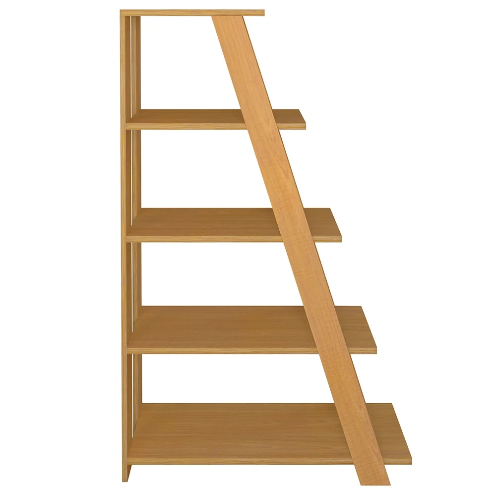 Kit 2 Estante Multiuso Decorativa 5 Prateleiras Stela A06 Freijó - Mpozenato 