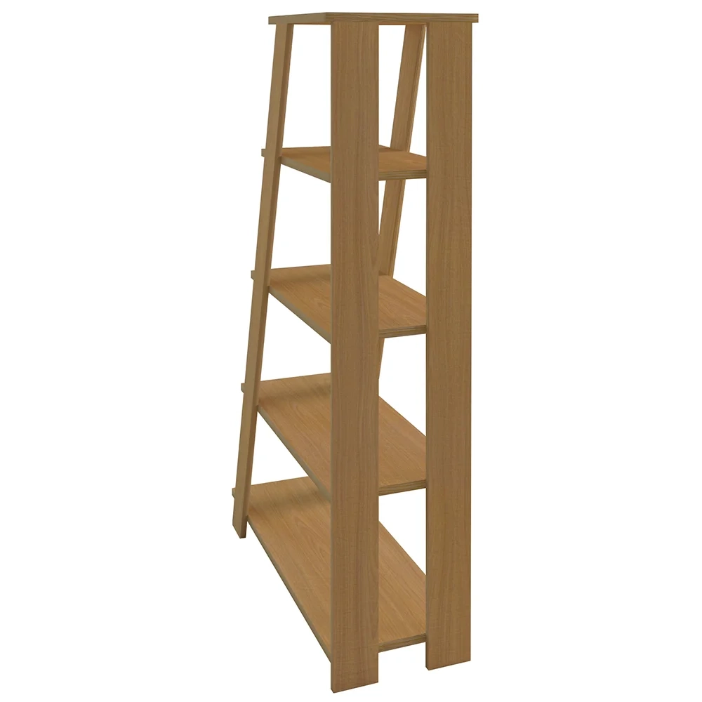 Kit 2 Estante Multiuso Decorativa 5 Prateleiras Stela A06 Freijó - Mpozenato 