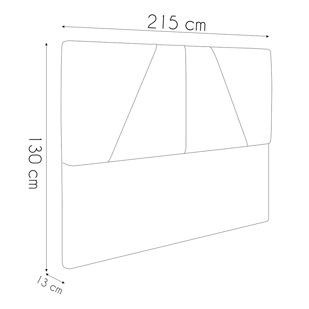 Cama Casal King com Cabeceira 199cm Pés Metálicos Elisa S05 Linho Marrom - Mpozenato