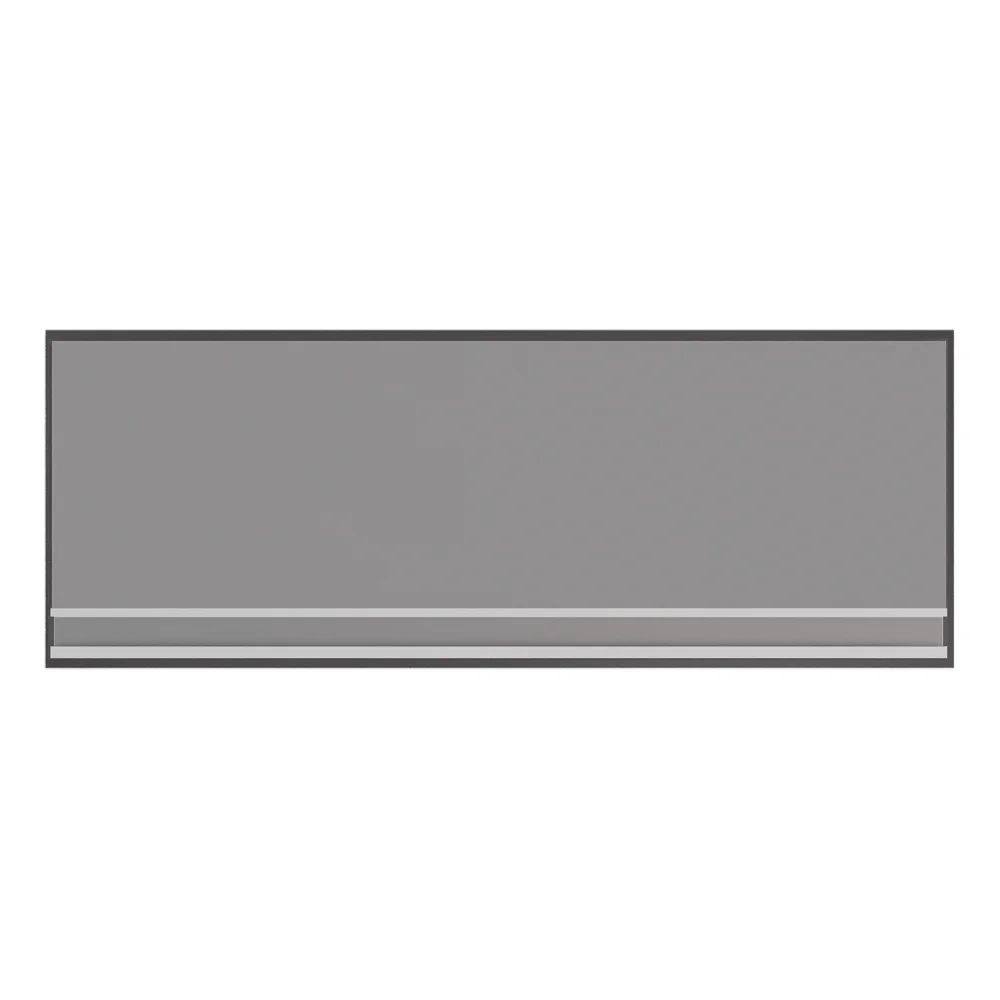 Armário de Cozinha Modulado de Canto 7 Peças CP24 com Pia Inox Preto/Cinza - Lumil