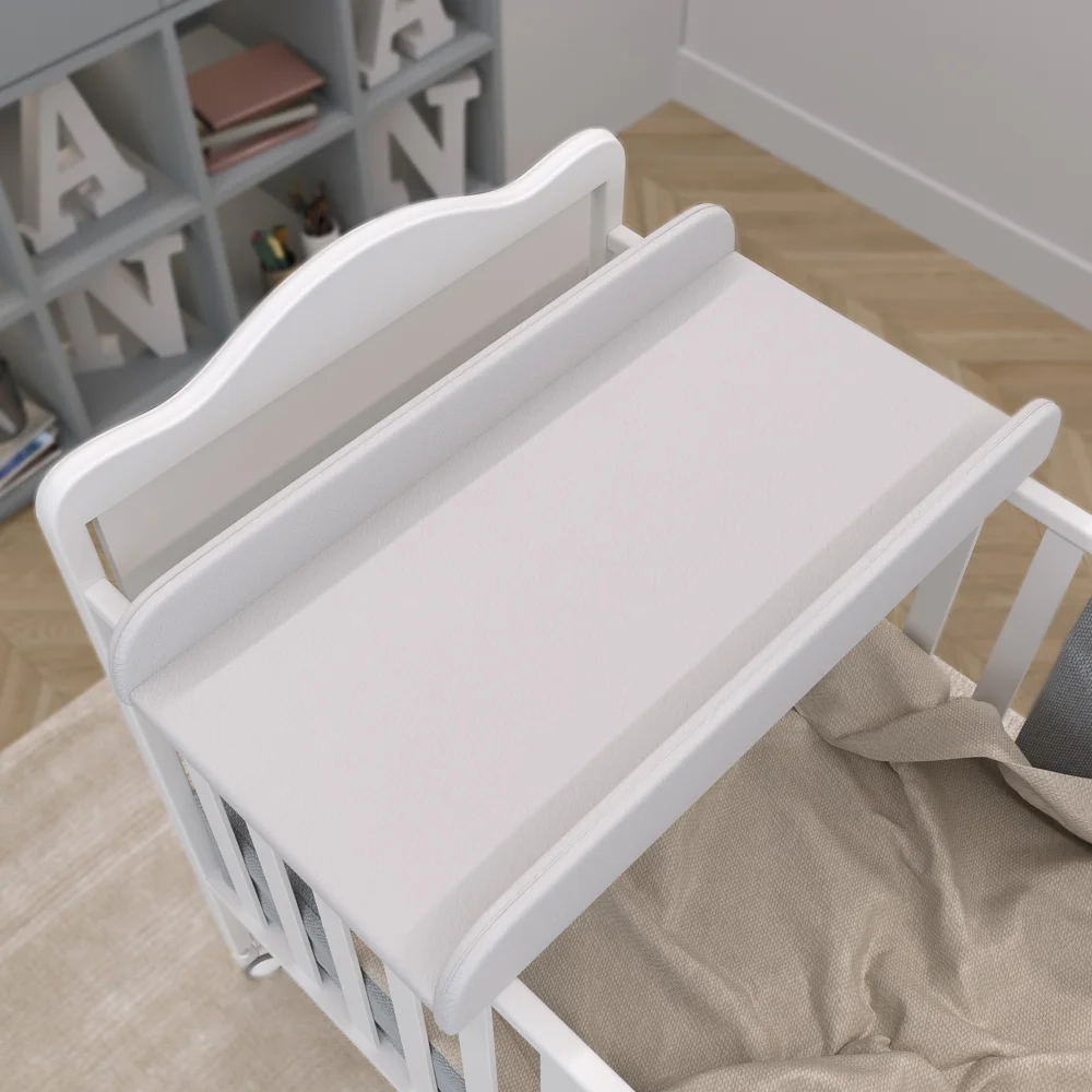 Suporte Trocador para Berço Americano Cloud Sintético Branco - Phoenix
