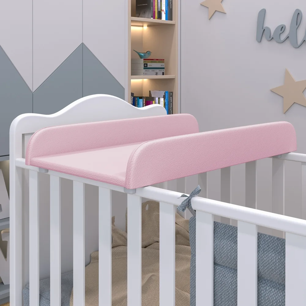 Suporte Trocador para Berço Americano Cloud Sintético Rosa - Phoenix