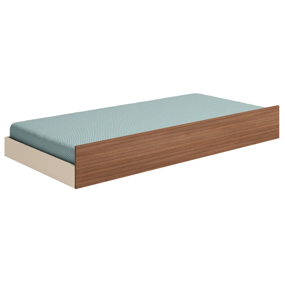 Quarto Infantil Modulado 2 Portas Com Bicama Chiara Off White/Carvalho - Phoenix