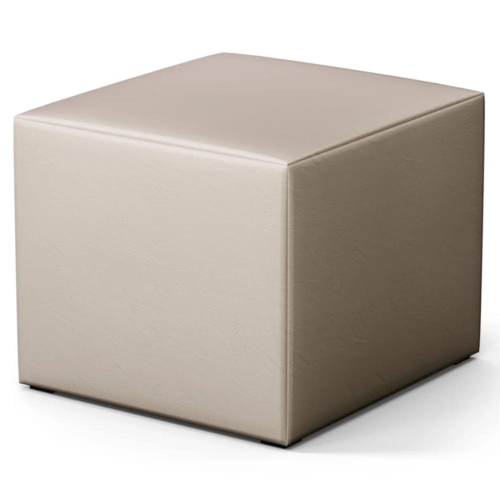 Poltrona Amamentação Base Madeira Balanço e Puff Letícia Sintético Bege - Phoenix