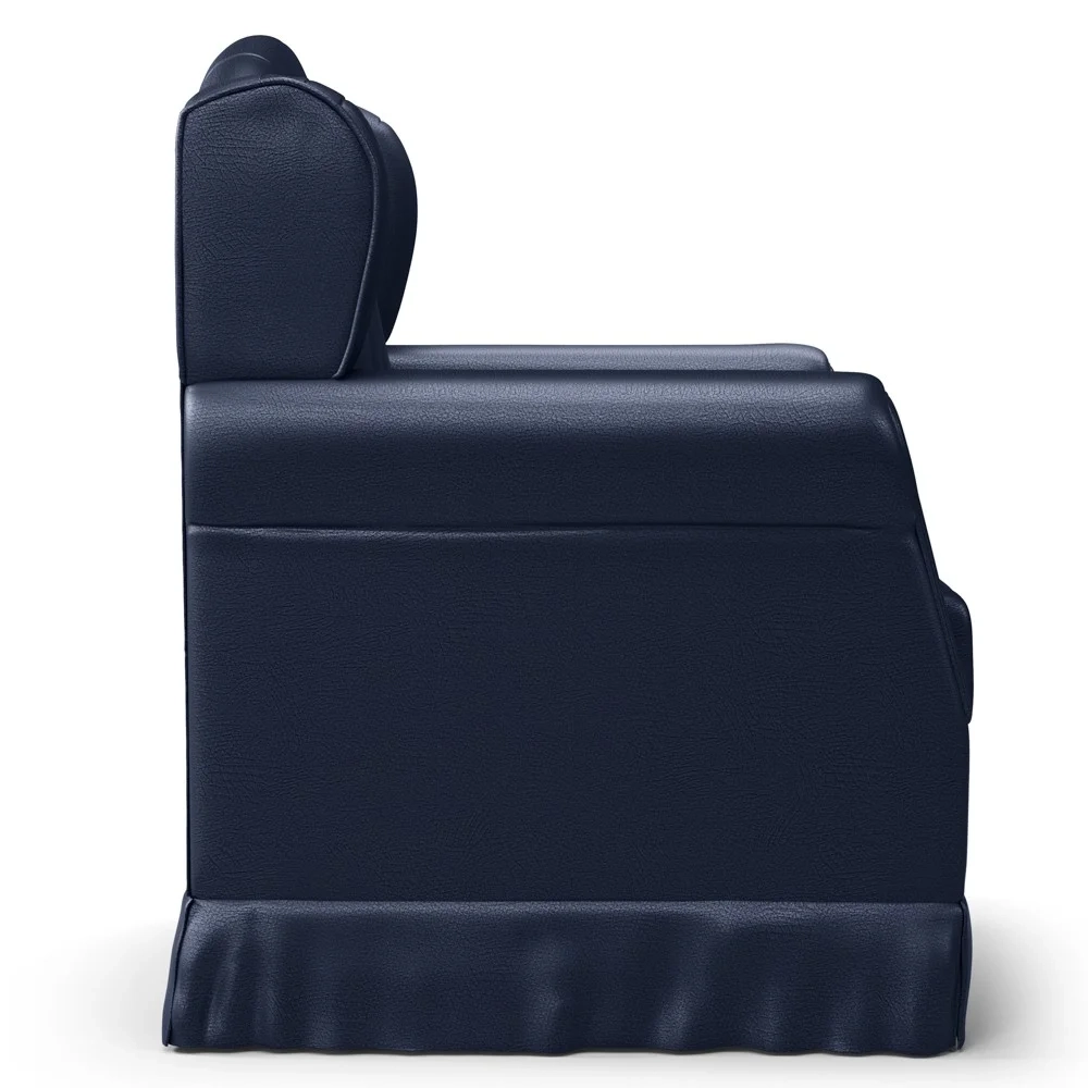 Poltrona de Amamentação Balanço Letícia Sintético Azul Marinho - Phoenix