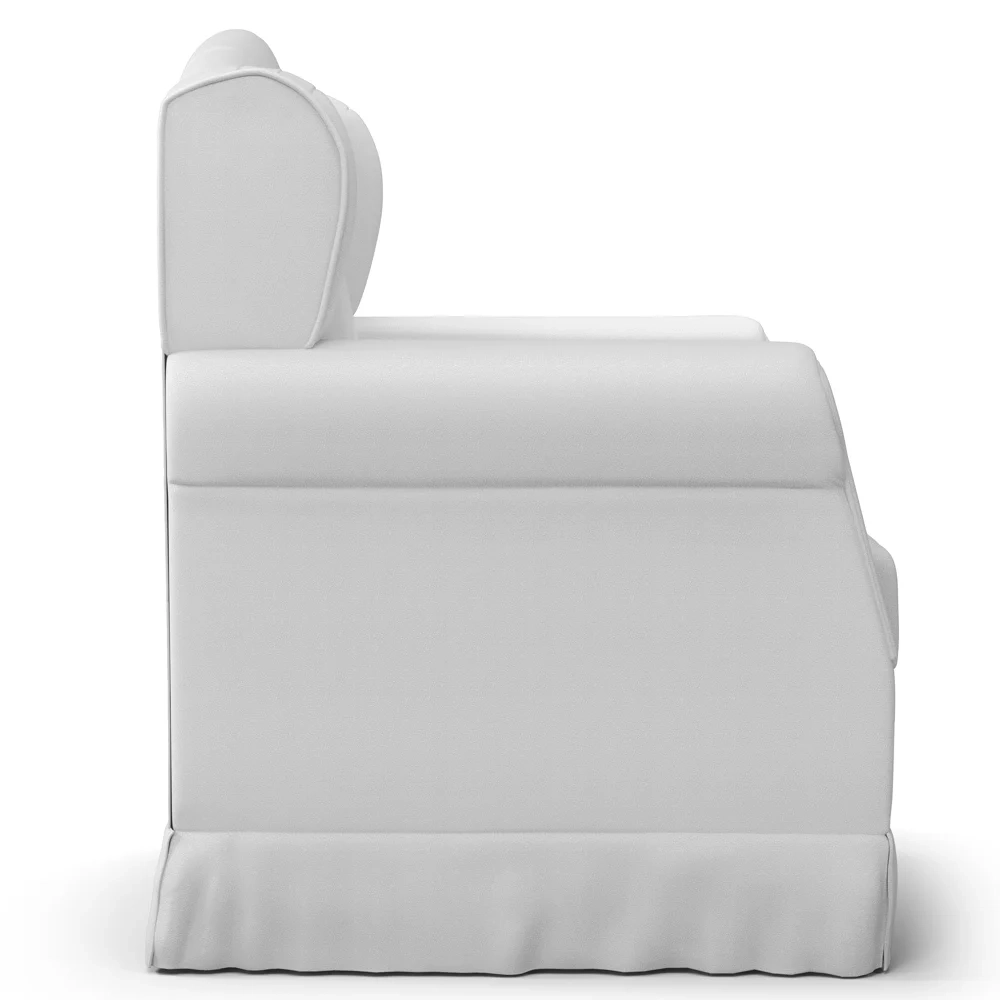 Poltrona de Amamentação Fixa Letícia Sintético Branco - Phoenix