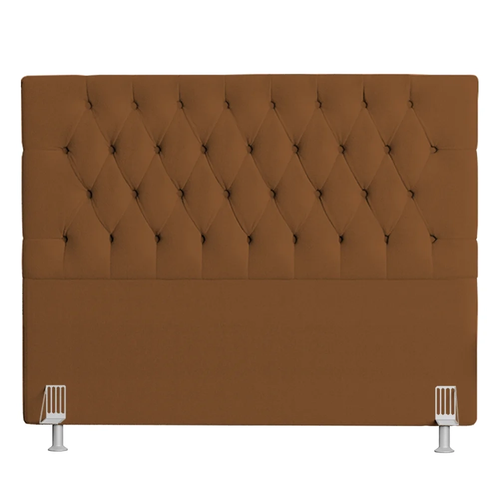 Cabeceira Casal King Cama Box 195cm Cristal C16 Boucle Telha - Mpozenato