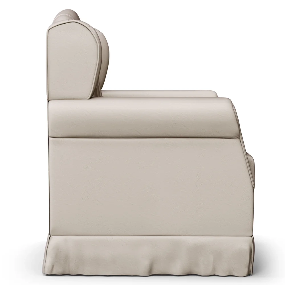 Poltrona de Amamentação Balanço Letícia Sintético Bege - Phoenix