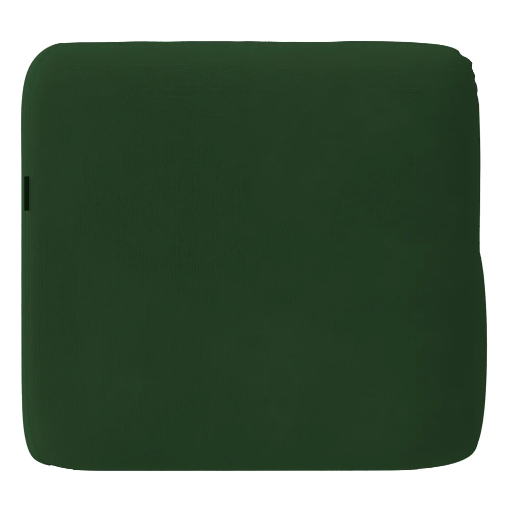 Poltrona para Sala de Estar Decorativa Quadrada Maggie Z08 Veludo Verde - Mpozenato