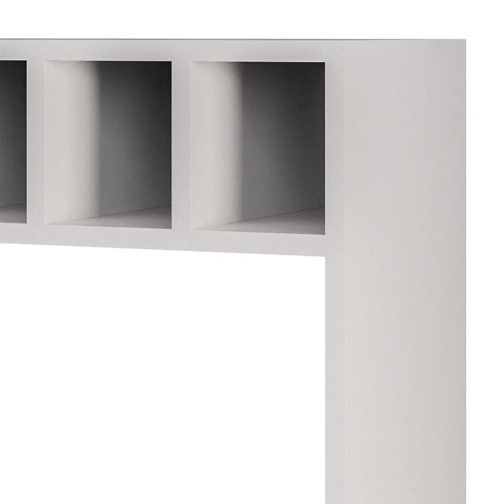 Suporte Micro-Ondas Forno Armário Aéreo com Adega 60cm Lótus Z34 Branco - Mpozenato